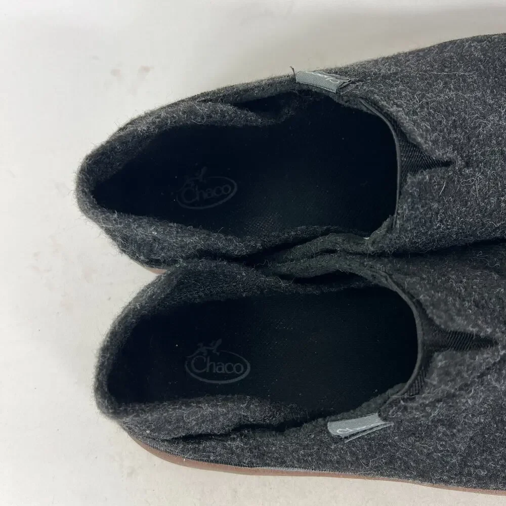 Chaco Revel Moccasin Men's 7 Black Slip On Low Round Toe Casual Shoes JCH107775